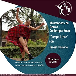 Masterclass de Danza Contemporánea MDH Israel Chavira